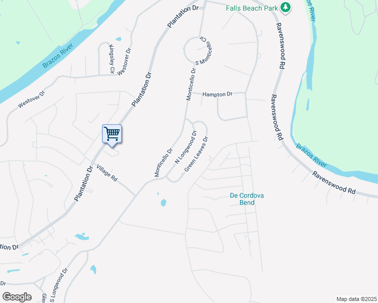 map of restaurants, bars, coffee shops, grocery stores, and more near 8919 North Longwood Drive in Granbury