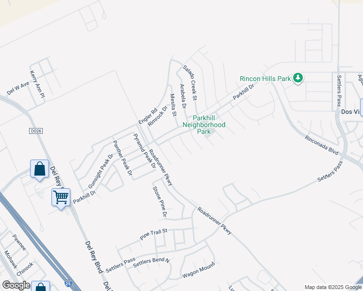map of restaurants, bars, coffee shops, grocery stores, and more near 4593 Ladder Court in Las Cruces