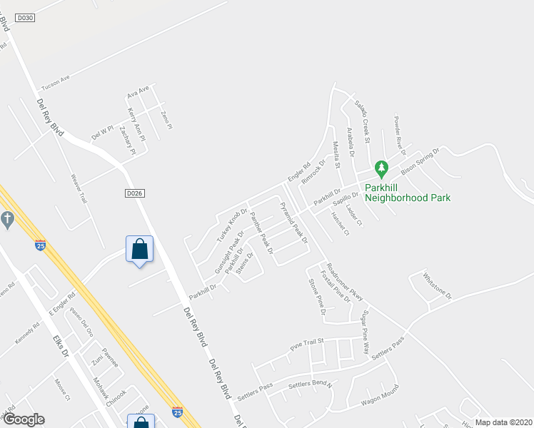 map of restaurants, bars, coffee shops, grocery stores, and more near 1219 Gunsight Peak Drive in Las Cruces