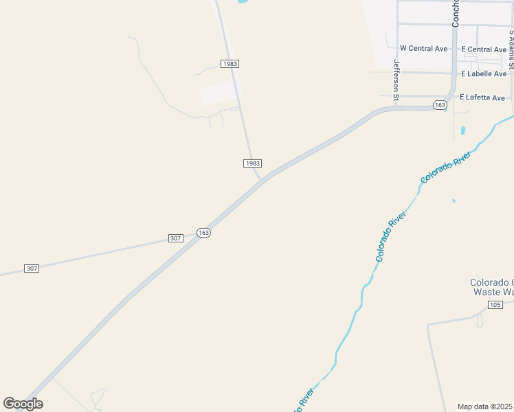 map of restaurants, bars, coffee shops, grocery stores, and more near 846 Texas 163 in Colorado City