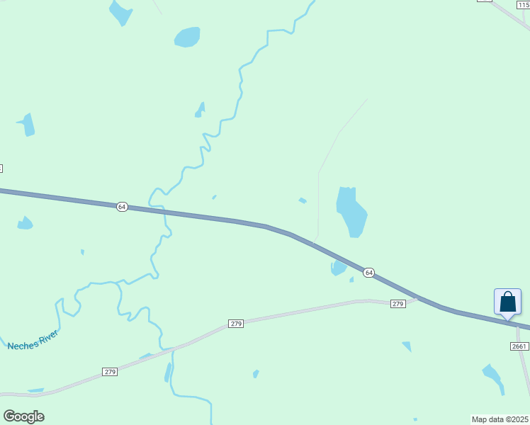 map of restaurants, bars, coffee shops, grocery stores, and more near 16770-17398 Highway 64 in Tyler