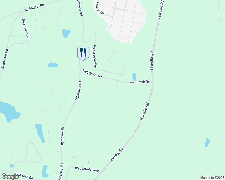 map of restaurants, bars, coffee shops, grocery stores, and more near 106 Hayden Road in Statesboro