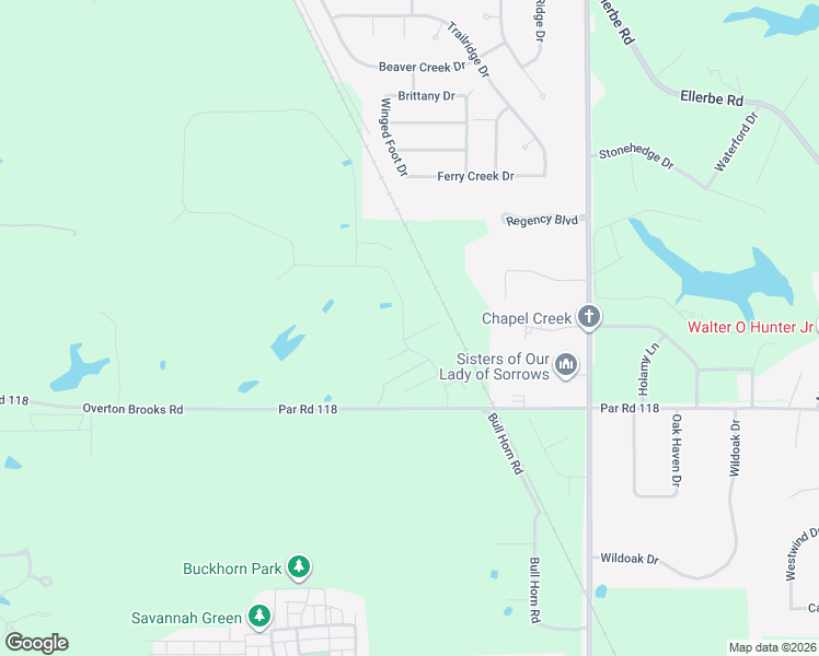 map of restaurants, bars, coffee shops, grocery stores, and more near 560 Overton Brooks Road in Shreveport