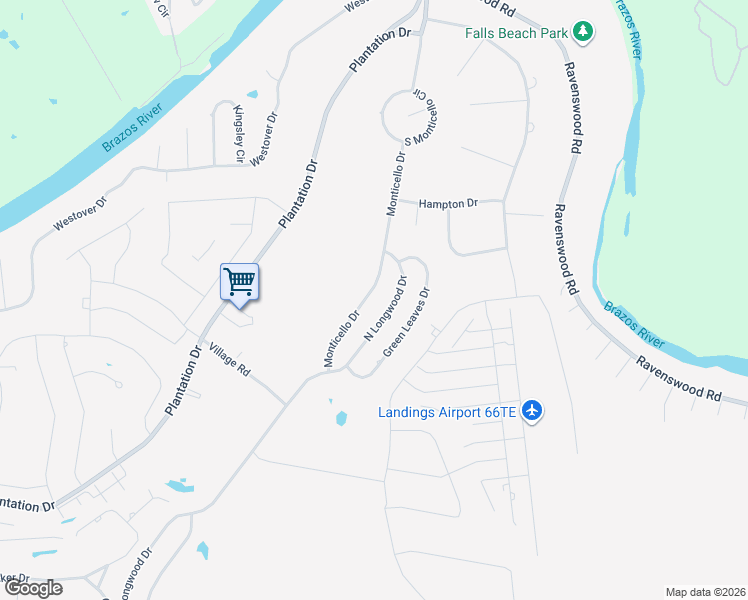 map of restaurants, bars, coffee shops, grocery stores, and more near 8919 North Longwood Drive in Granbury