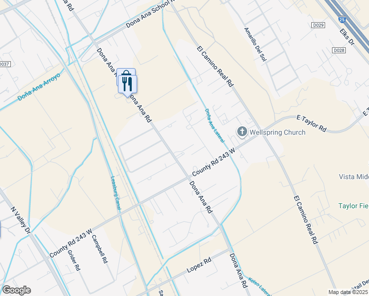 map of restaurants, bars, coffee shops, grocery stores, and more near 4950 Dona Ana Rd in Las Cruces