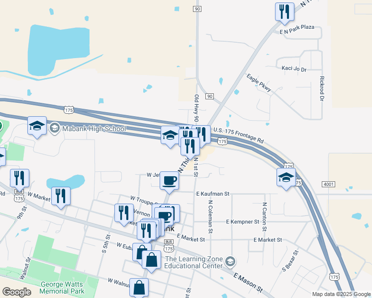 521 North 3rd Street, Mabank TX Walk Score