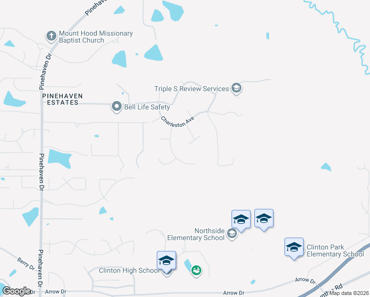 map of restaurants, bars, coffee shops, grocery stores, and more near 6 Middleton Pl in Clinton