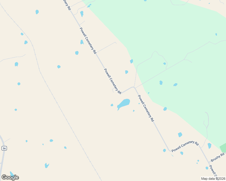 map of restaurants, bars, coffee shops, grocery stores, and more near 2800 Powell Cemetery Road in Tolar