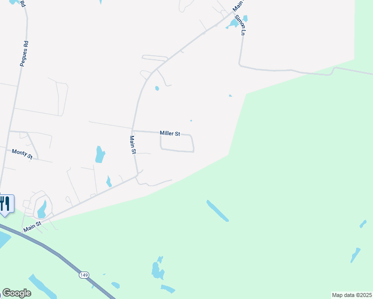 map of restaurants, bars, coffee shops, grocery stores, and more near 111 Sandhill Avenue in Longview