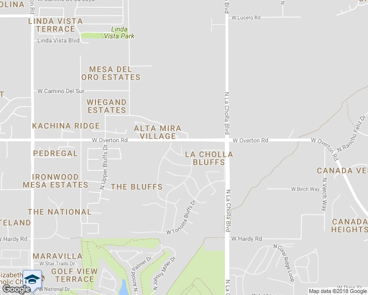 map of restaurants, bars, coffee shops, grocery stores, and more near 9174 North Mystic Heights Place in Tucson