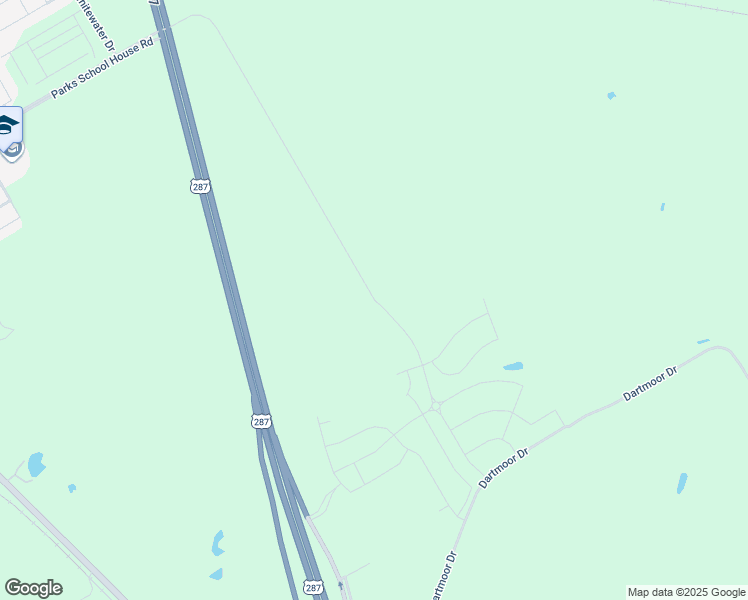 map of restaurants, bars, coffee shops, grocery stores, and more near 1281 Parks School House Road in Waxahachie