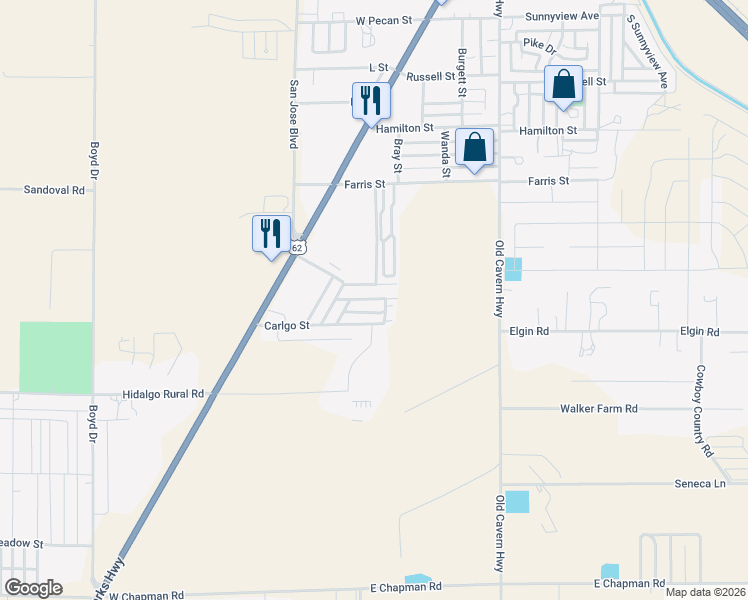 map of restaurants, bars, coffee shops, grocery stores, and more near West San Jose in Carlsbad