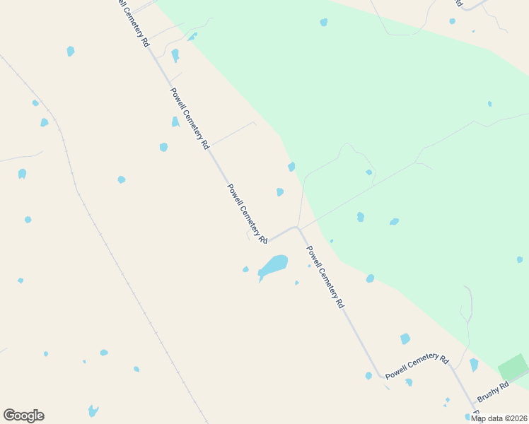 map of restaurants, bars, coffee shops, grocery stores, and more near 2701 Powell Cemetery Road in Tolar