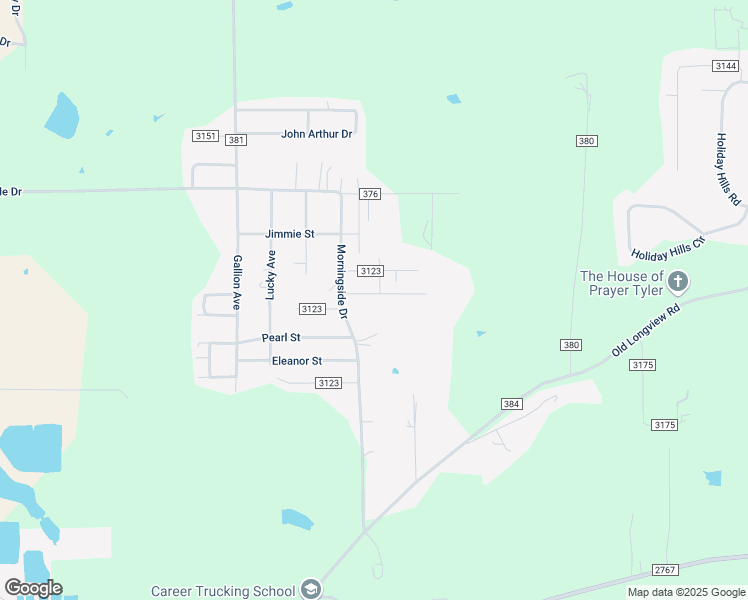 map of restaurants, bars, coffee shops, grocery stores, and more near 8540 Cedarvale Drive in Tyler