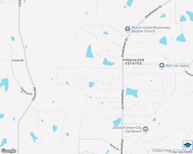 map of restaurants, bars, coffee shops, grocery stores, and more near 45 Waterstone Way in Clinton