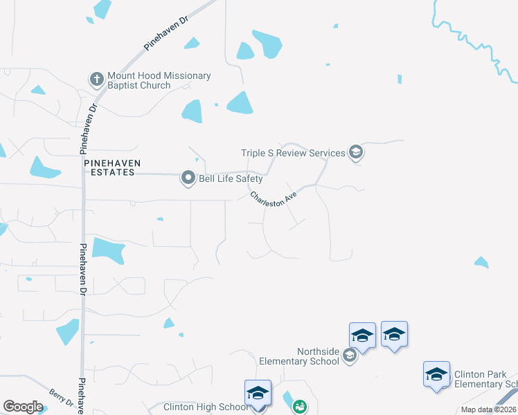 map of restaurants, bars, coffee shops, grocery stores, and more near 8 Charleston Avenue in Clinton