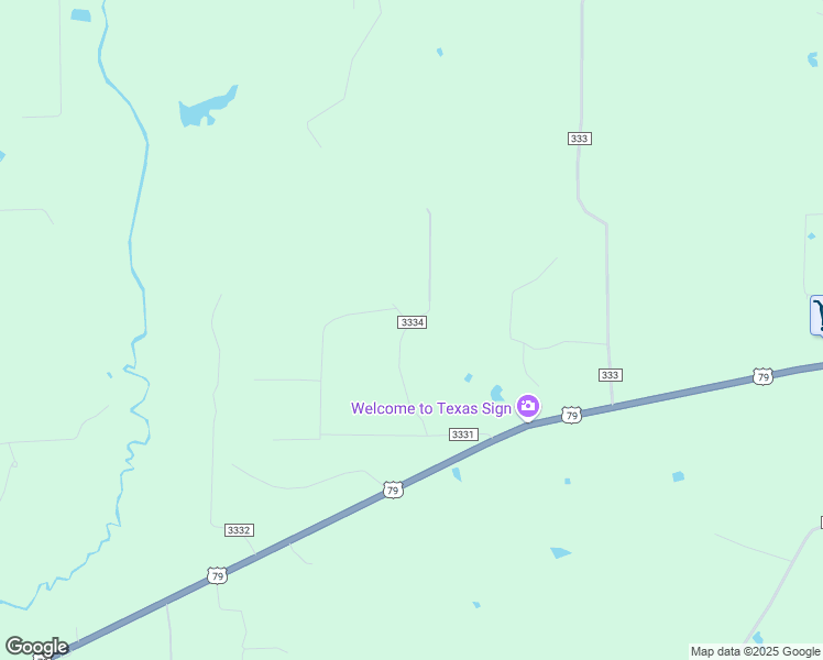map of restaurants, bars, coffee shops, grocery stores, and more near 108 County Road 3331 in De Berry