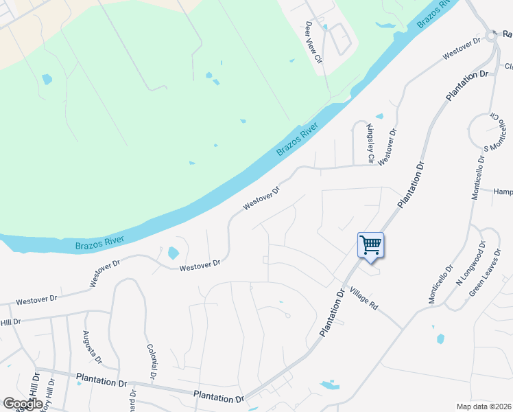 map of restaurants, bars, coffee shops, grocery stores, and more near 6721 Westover Drive in Granbury