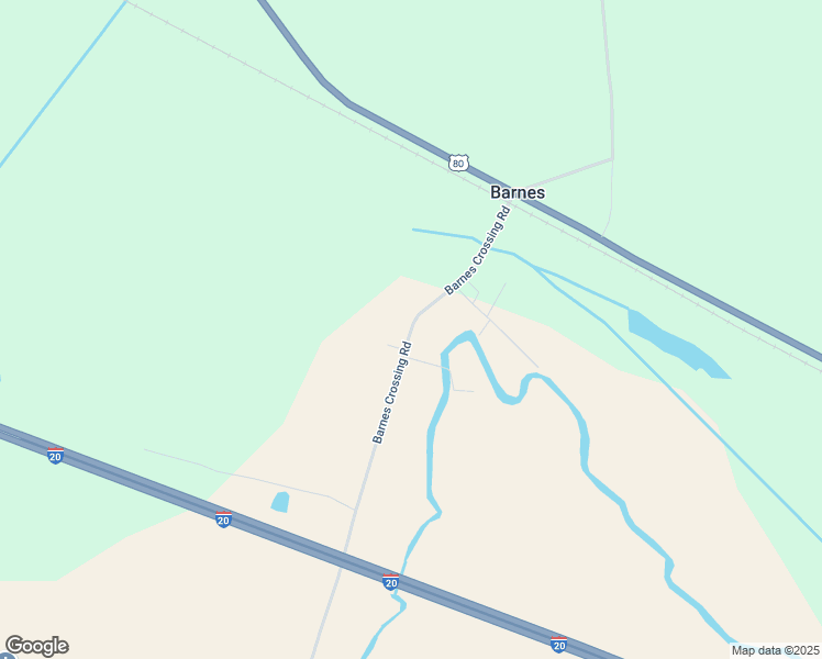 map of restaurants, bars, coffee shops, grocery stores, and more near Barnes Road in Tallulah