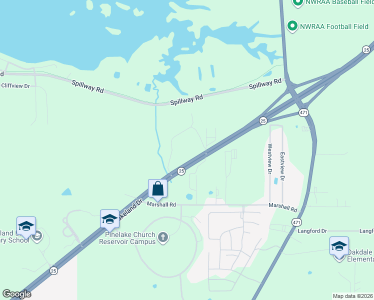 map of restaurants, bars, coffee shops, grocery stores, and more near in Brandon