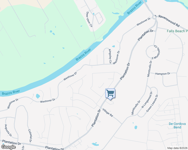 map of restaurants, bars, coffee shops, grocery stores, and more near 6905 Westover Drive in Granbury