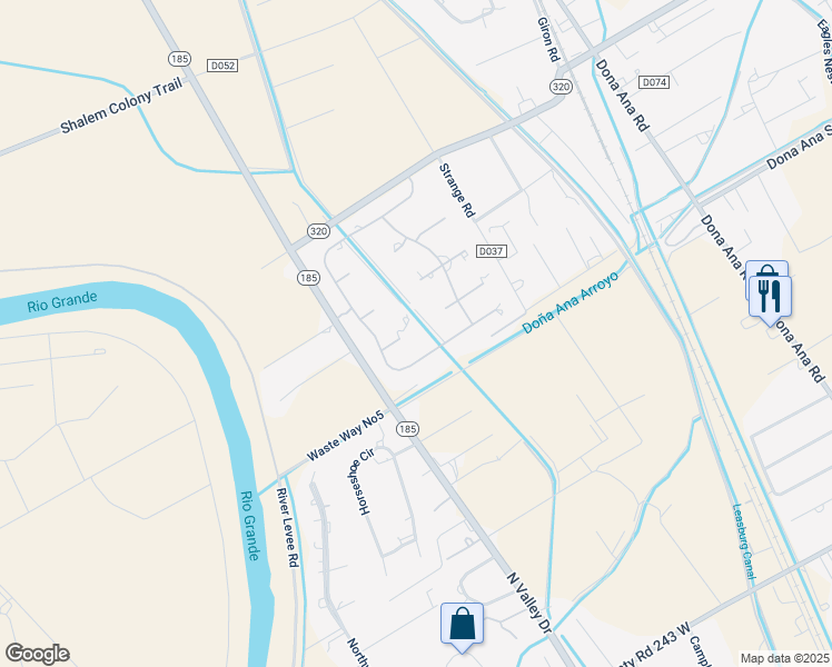 map of restaurants, bars, coffee shops, grocery stores, and more near 1331 Fox Den Court in Las Cruces