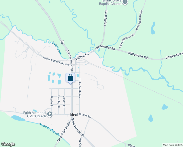 map of restaurants, bars, coffee shops, grocery stores, and more near 104 Tarrar Street in Ideal