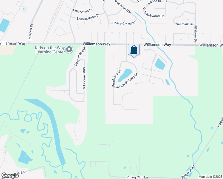 map of restaurants, bars, coffee shops, grocery stores, and more near 2364 Fernbrook Drive in Shreveport