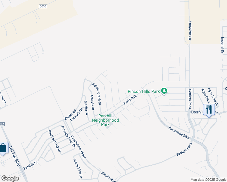 map of restaurants, bars, coffee shops, grocery stores, and more near 4696 Big Spring Street in Las Cruces