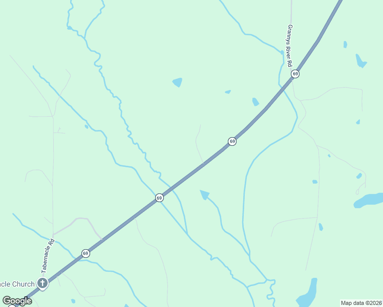 map of restaurants, bars, coffee shops, grocery stores, and more near 38585 Alabama 69 in Gallion