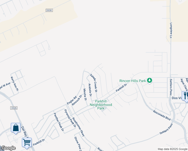 map of restaurants, bars, coffee shops, grocery stores, and more near 4732 Salado Creek Street in Las Cruces