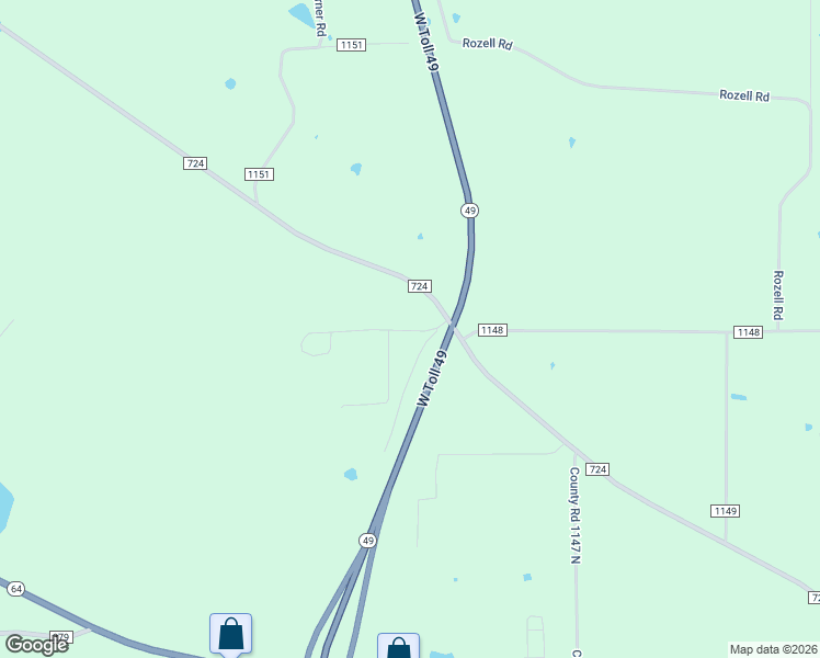 map of restaurants, bars, coffee shops, grocery stores, and more near 3315 Farm to Market 724 in Tyler