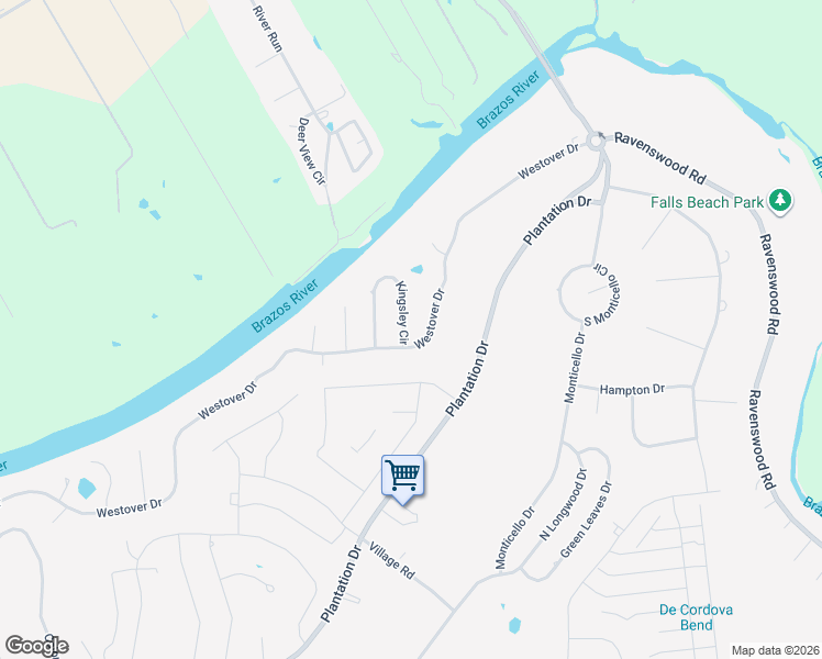 map of restaurants, bars, coffee shops, grocery stores, and more near 8503 Kingsley Circle in Granbury