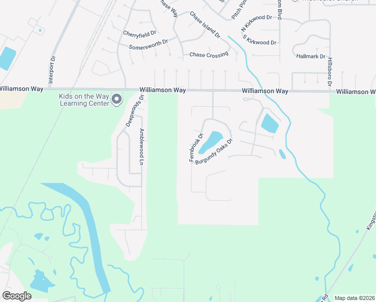 map of restaurants, bars, coffee shops, grocery stores, and more near 2344 Fernbrook Dr in Shreveport