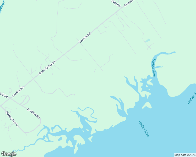 map of restaurants, bars, coffee shops, grocery stores, and more near 68 1st Coleman Road in Saint Helena Island