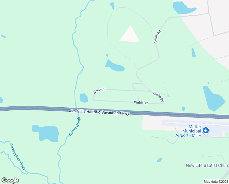 map of restaurants, bars, coffee shops, grocery stores, and more near 351 Webb Circle in Metter
