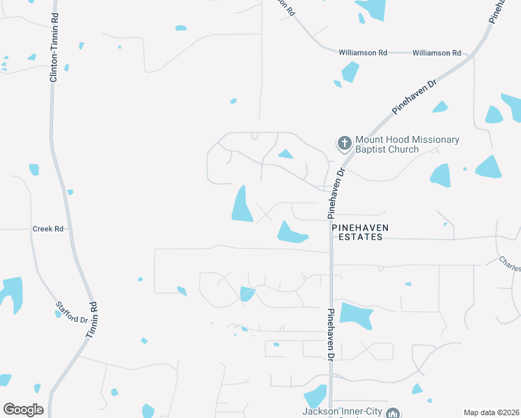 map of restaurants, bars, coffee shops, grocery stores, and more near 1780 Pinehaven Drive in Clinton
