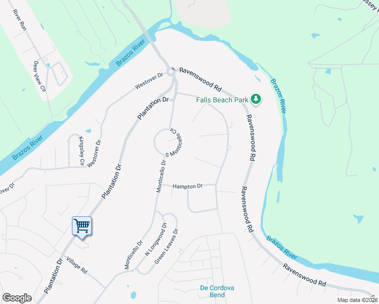 map of restaurants, bars, coffee shops, grocery stores, and more near 7406 Fox Fire Court in Granbury