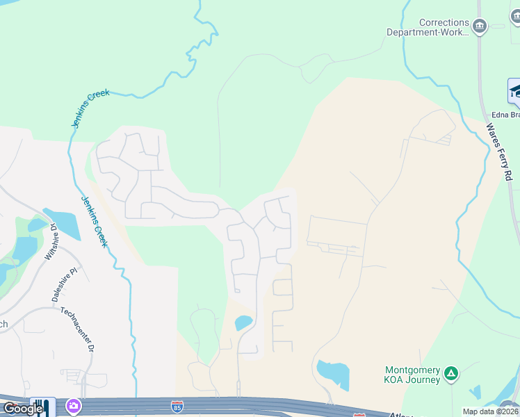 map of restaurants, bars, coffee shops, grocery stores, and more near 713 Evanwood Drive in Montgomery