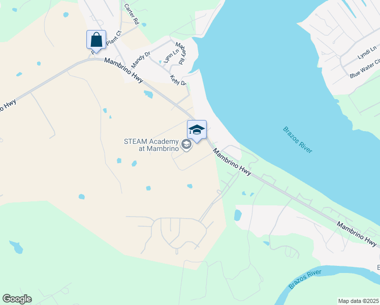 map of restaurants, bars, coffee shops, grocery stores, and more near 3835 Mambrino Highway in Granbury