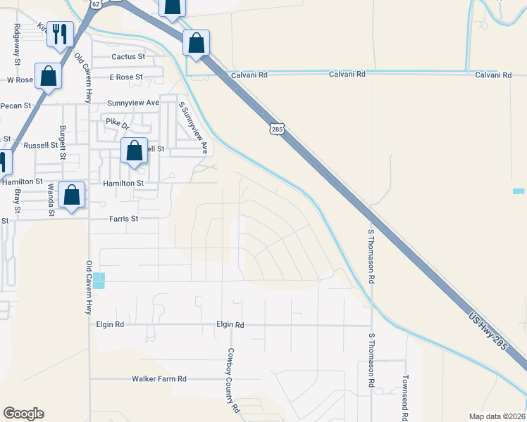 map of restaurants, bars, coffee shops, grocery stores, and more near 3628 Sunnyview Avenue in Carlsbad