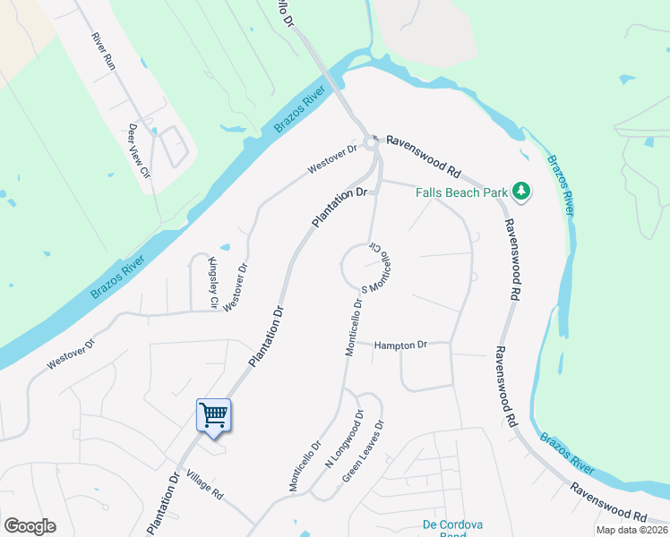 map of restaurants, bars, coffee shops, grocery stores, and more near 8708 South Monticello Circle in Granbury