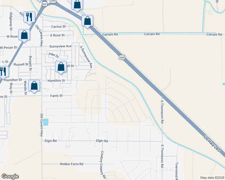 map of restaurants, bars, coffee shops, grocery stores, and more near 3628 Sunnyview Avenue in Carlsbad