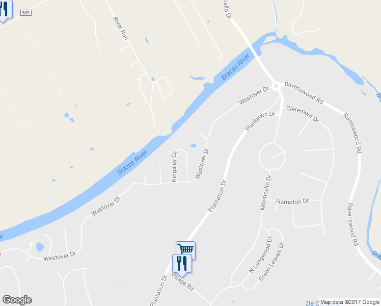 map of restaurants, bars, coffee shops, grocery stores, and more near 8513 Kingsley Circle in Granbury