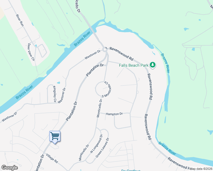 map of restaurants, bars, coffee shops, grocery stores, and more near 8750 South Monticello Circle in Granbury