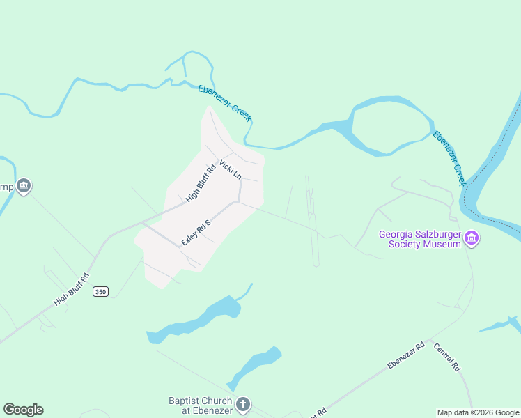 map of restaurants, bars, coffee shops, grocery stores, and more near 395 County Road 346 in Rincon