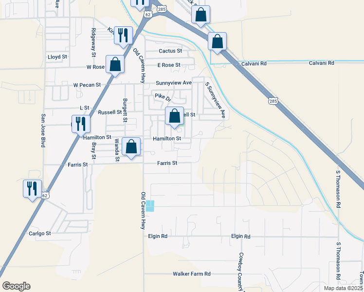 map of restaurants, bars, coffee shops, grocery stores, and more near 408 Hamilton Place in Carlsbad