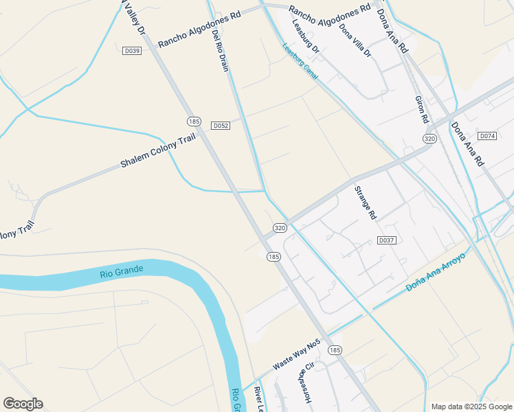 map of restaurants, bars, coffee shops, grocery stores, and more near 5670 North Valley Drive in Las Cruces