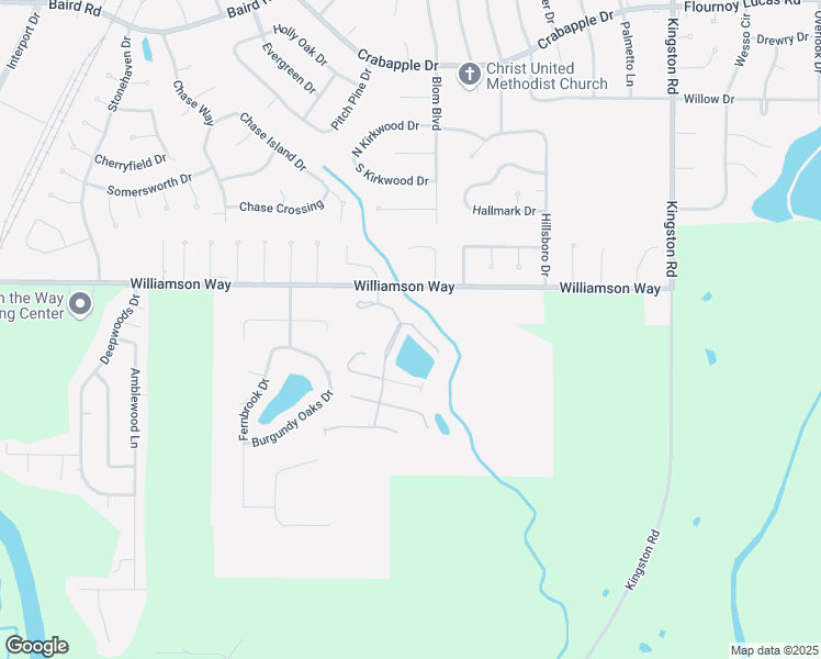 map of restaurants, bars, coffee shops, grocery stores, and more near 2005 Meadow Bend in Shreveport