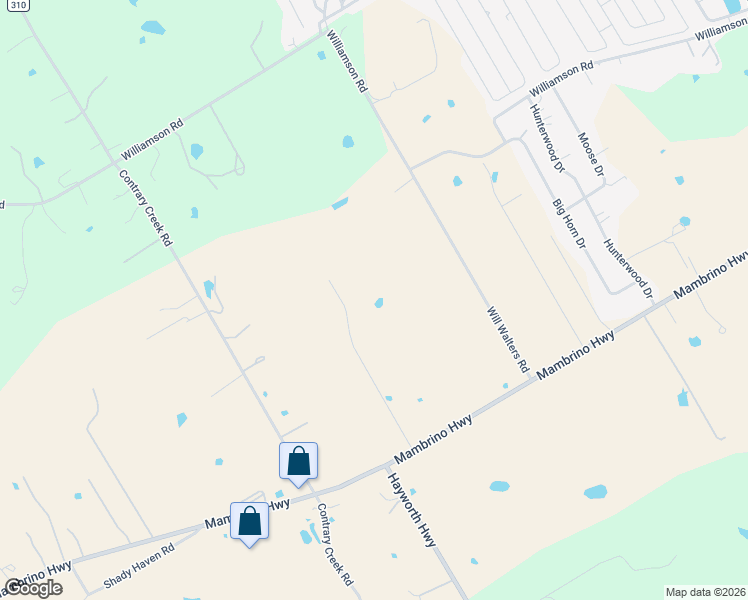 map of restaurants, bars, coffee shops, grocery stores, and more near 1750 Mambrino Highway in Granbury